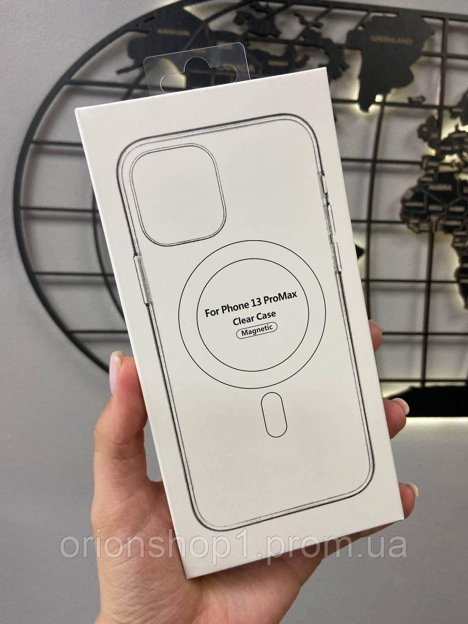 Прозорий чохол із підтримкою MagSafe для телефону iPhone 13 Pro Max, Чохол магсейф для Айфон 13 Про Макс