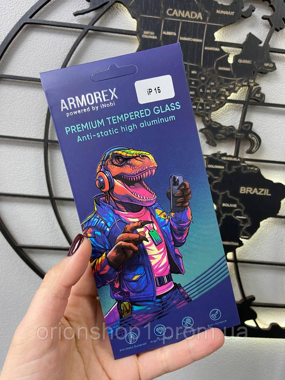 Захисне скло ARMOREX SE 5D Hi-Alumin Antistatic для iPhone 15,Міцне захисне скло  для айфон 15