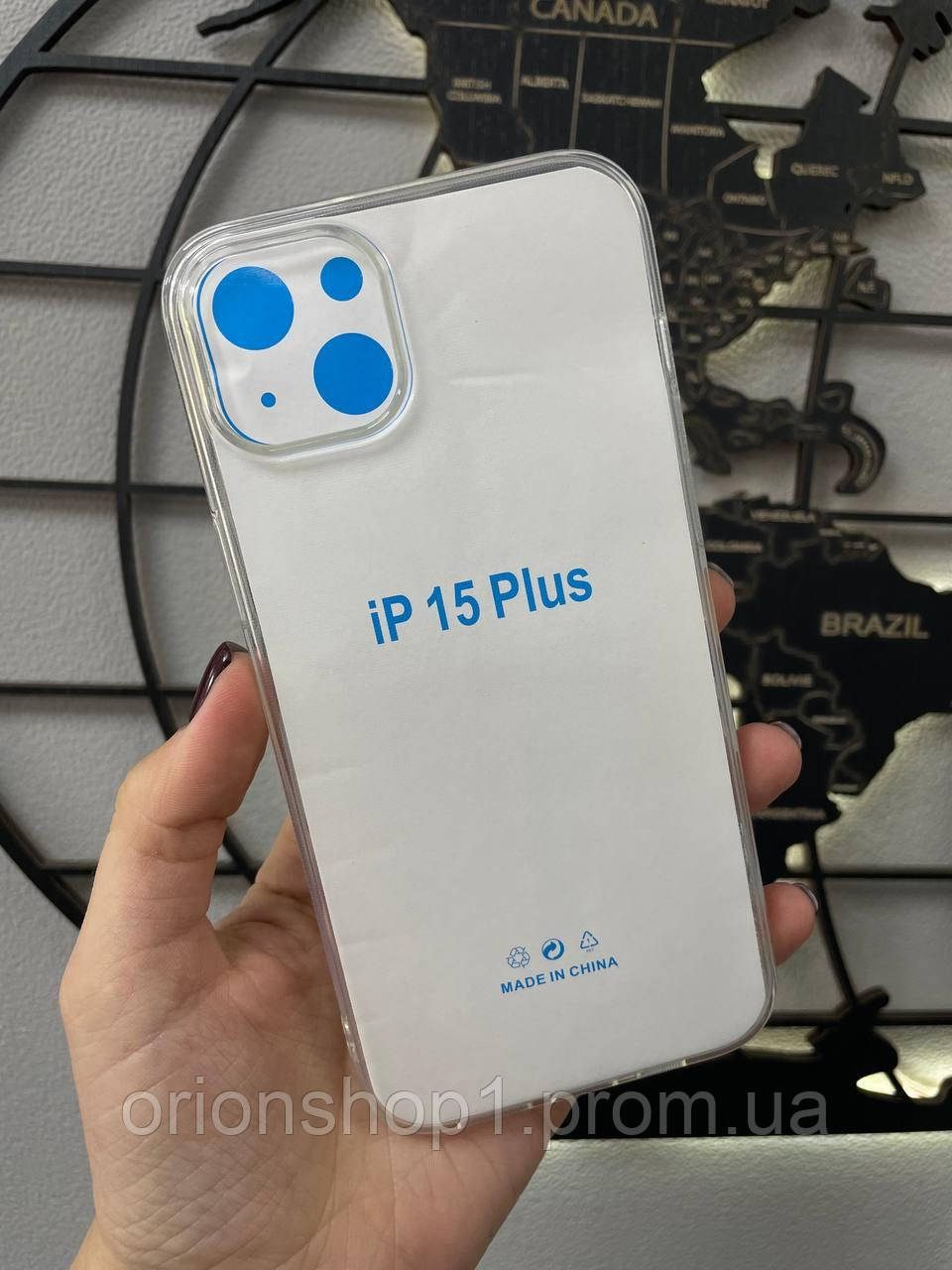 Силіконовий чохол TPU Virgin для iPhone 15 Plus,Прозорий чохол на Айфон 15 Плюс