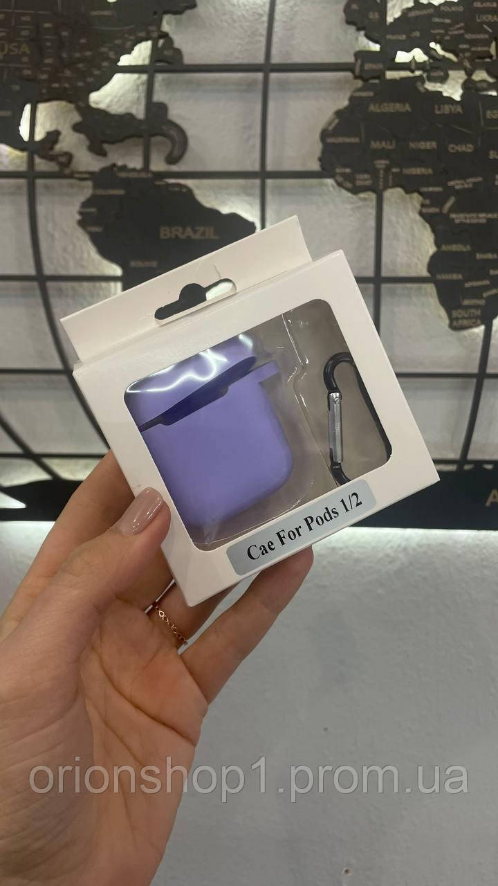 Чохол для навушників Silicone Case для Airpods 1/2