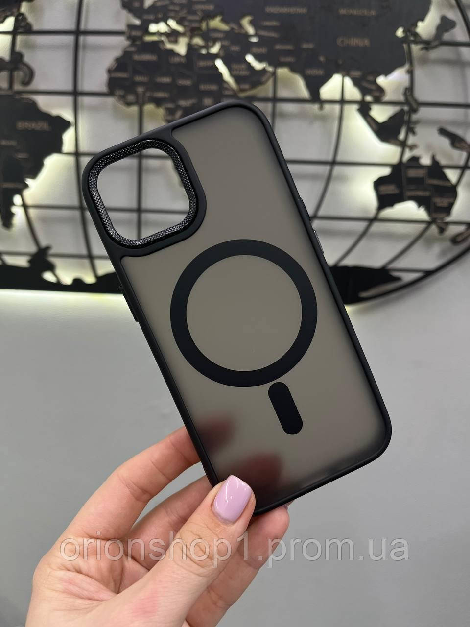 Чохол-накладка Matte Magsafe iPhone 15,Чохол прозорий з магсейфом для телефону Айфон 15