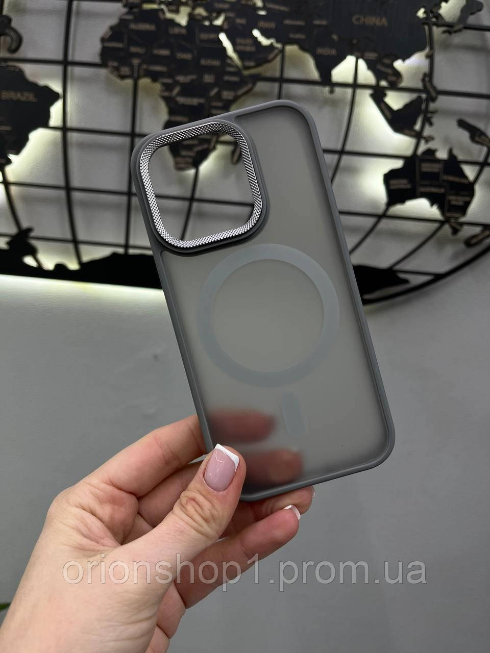 Чохол-накладка Matte Magsafe iPhone 15 Pro,Чохол прозорий з магсейфом для телефону Айфон 15 Про