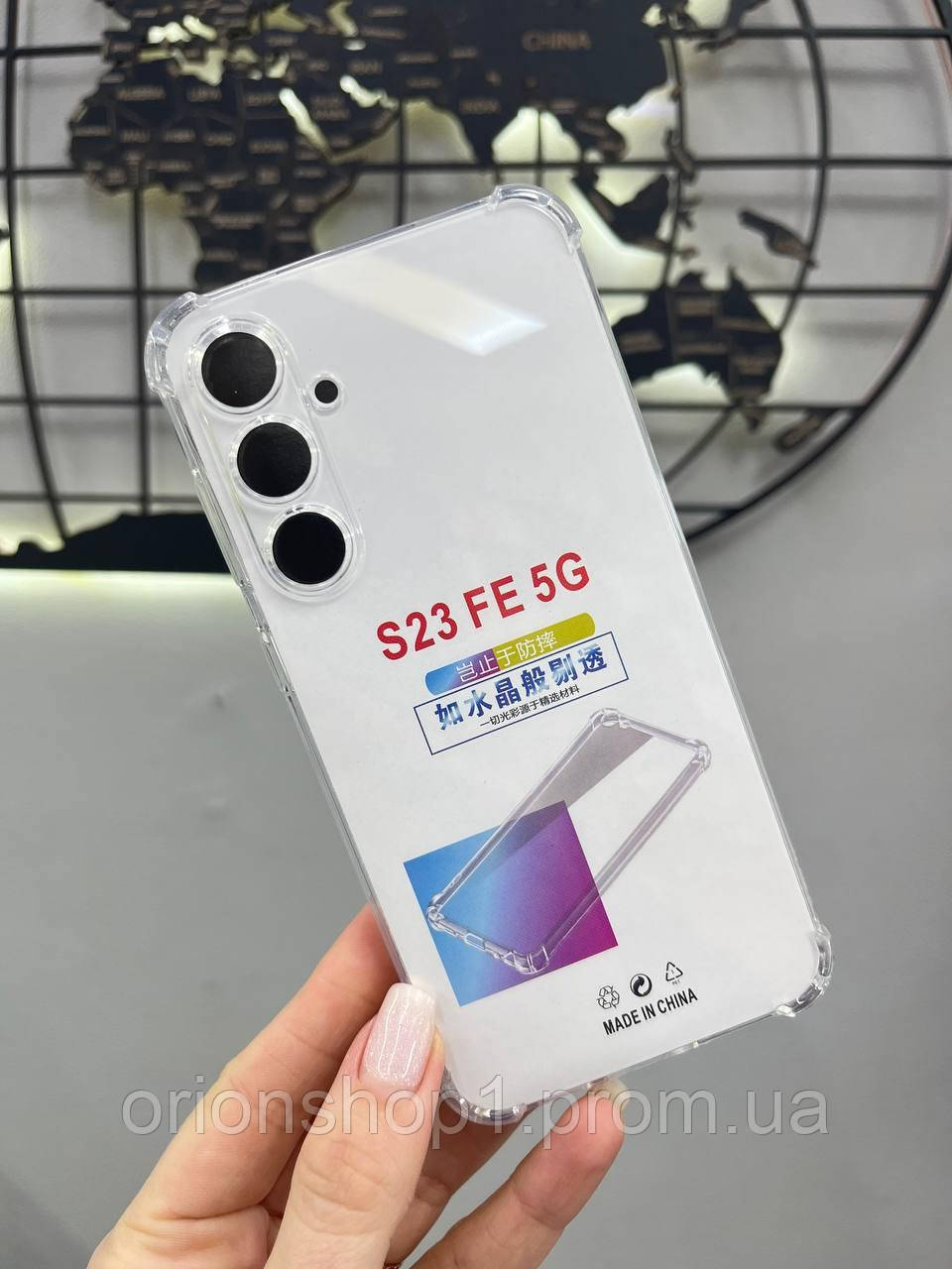 Чохол з посиленими кутами для Samsung S23 FE,Прозорий кейс для телефону Самсунг С23 ФЕ