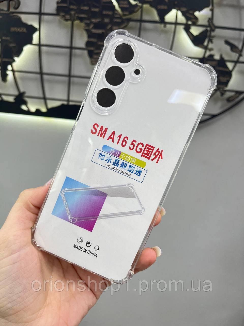 Чохол з посиленими кутами для Samsung A16 5G,Прозорий кейс для телефону Самсунг А16