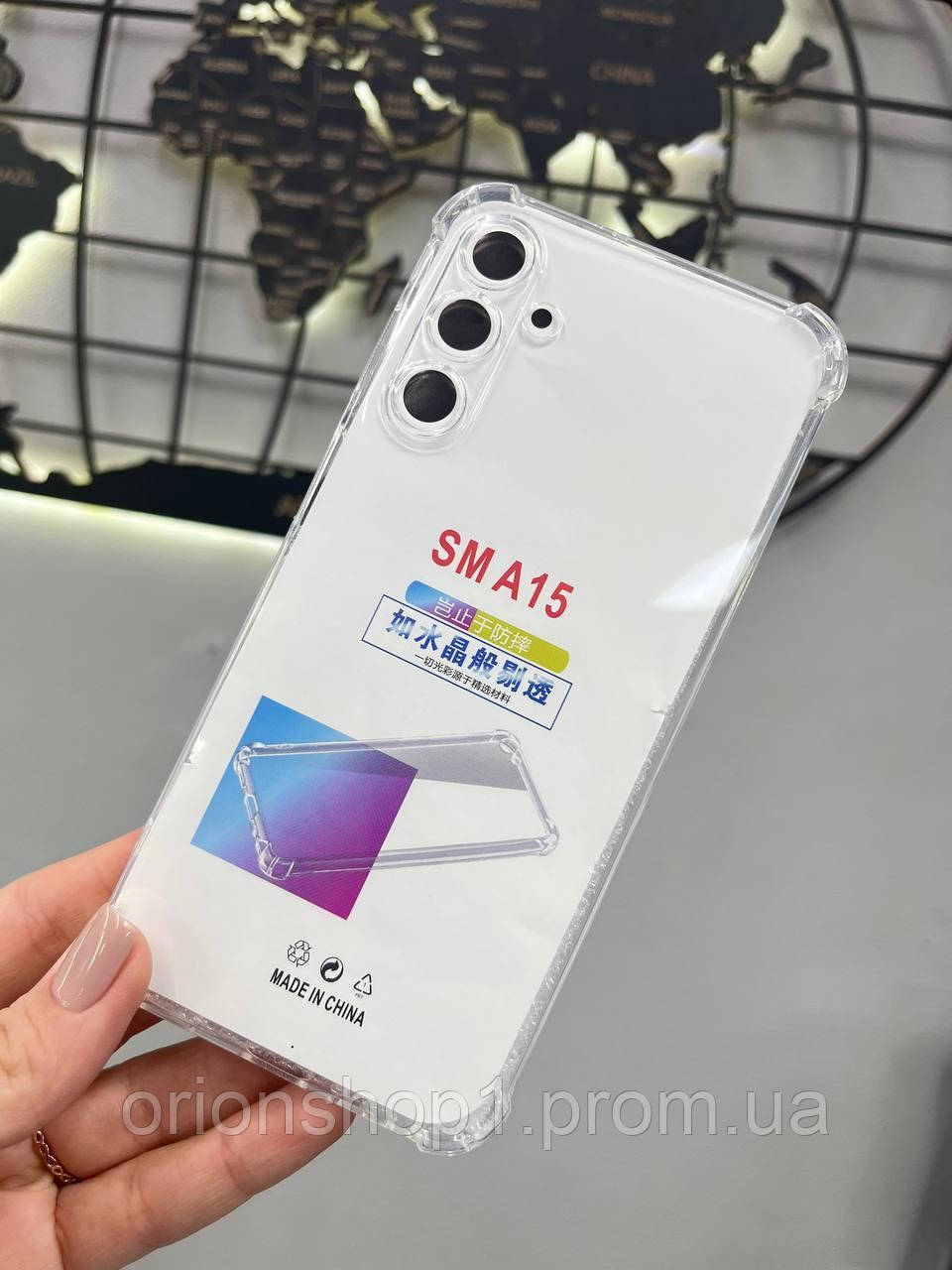 Чохол з посиленими кутами для Samsung A15,Прозорий кейс для телефону Самсунг А15