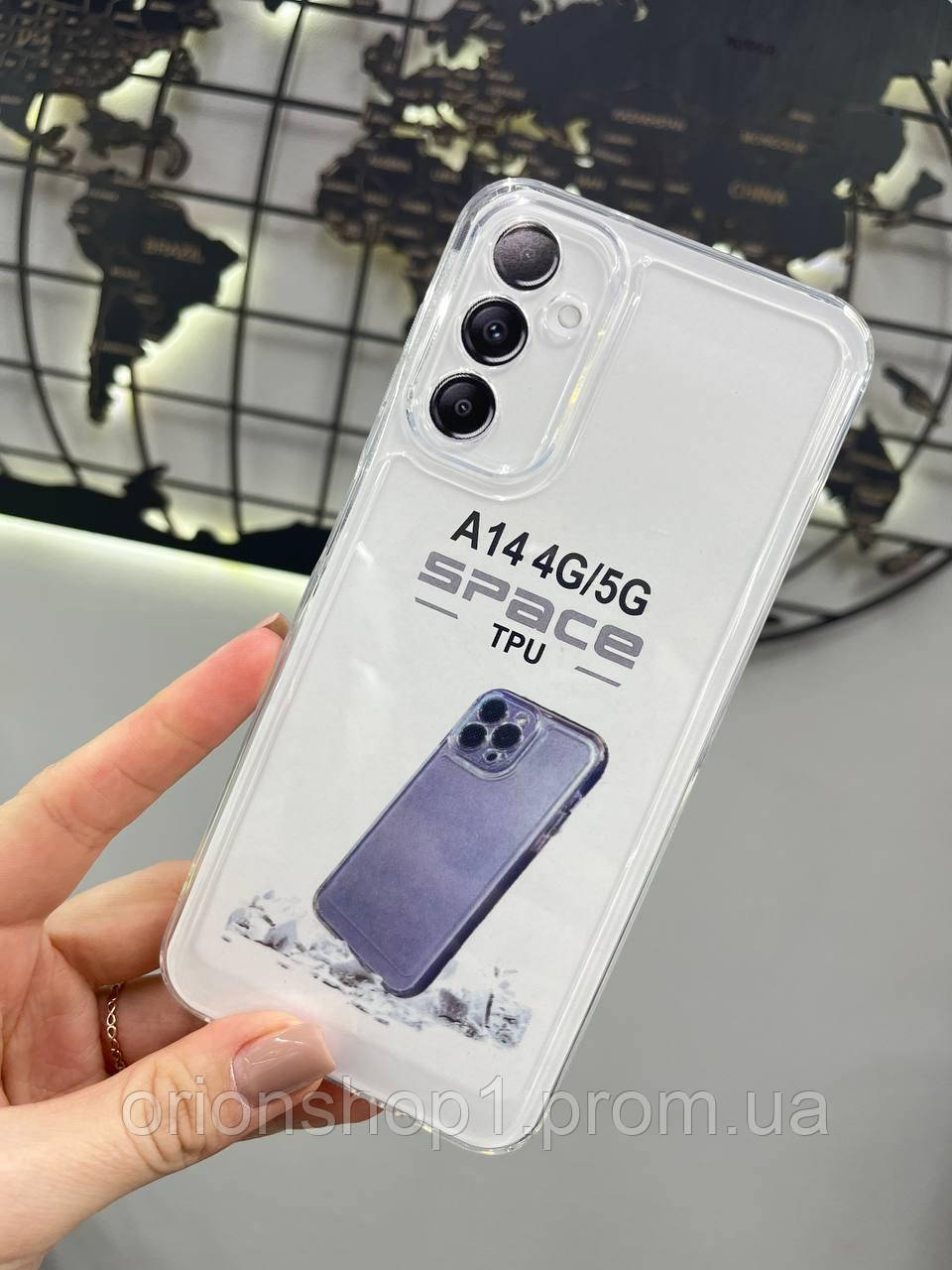 Якісний прозорий чохол для Samsung A14, Прозорий кейс для телефону Самсунг A14