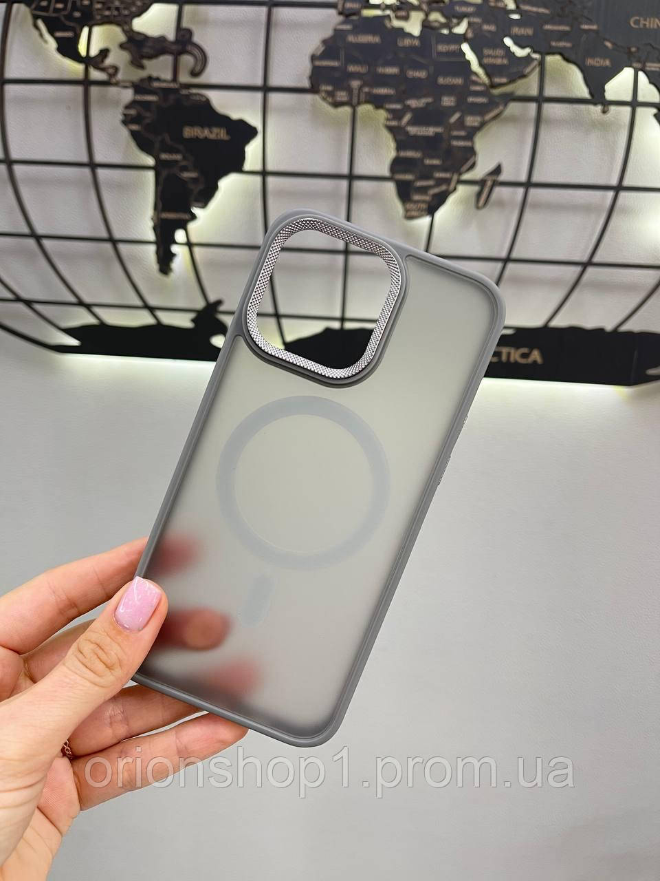 Чохол-накладка Matte Magsafe iPhone 15 Pro Max,Чохол прозорий з магсейфом для телефону Айфон 15 Про Макс