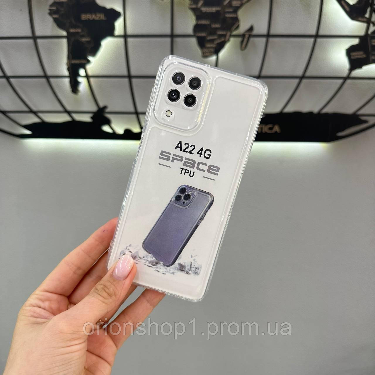 Прозорий силіконовий чохол для Samsung A22 4G,Прозорий чохол для телефону Самсунг А22 4G