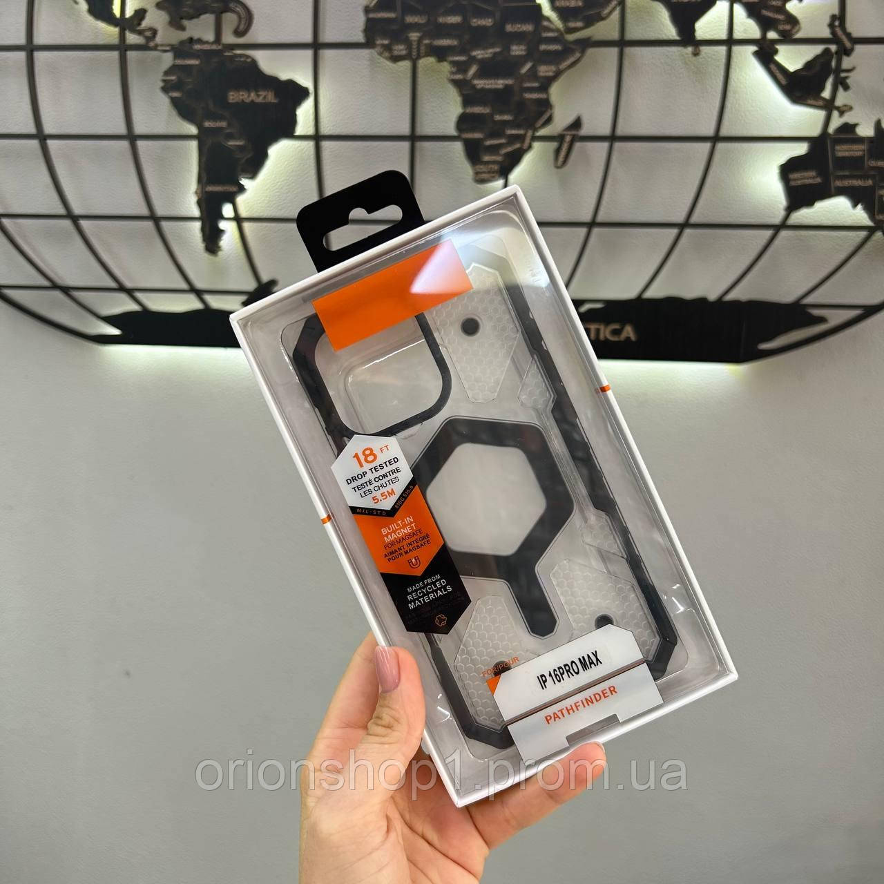 Броньований чохол iPhone 16 Pro Max з MagSafe ArmorHex, Протиударний чохол на iPhone 16 Pro Max з MagSafe