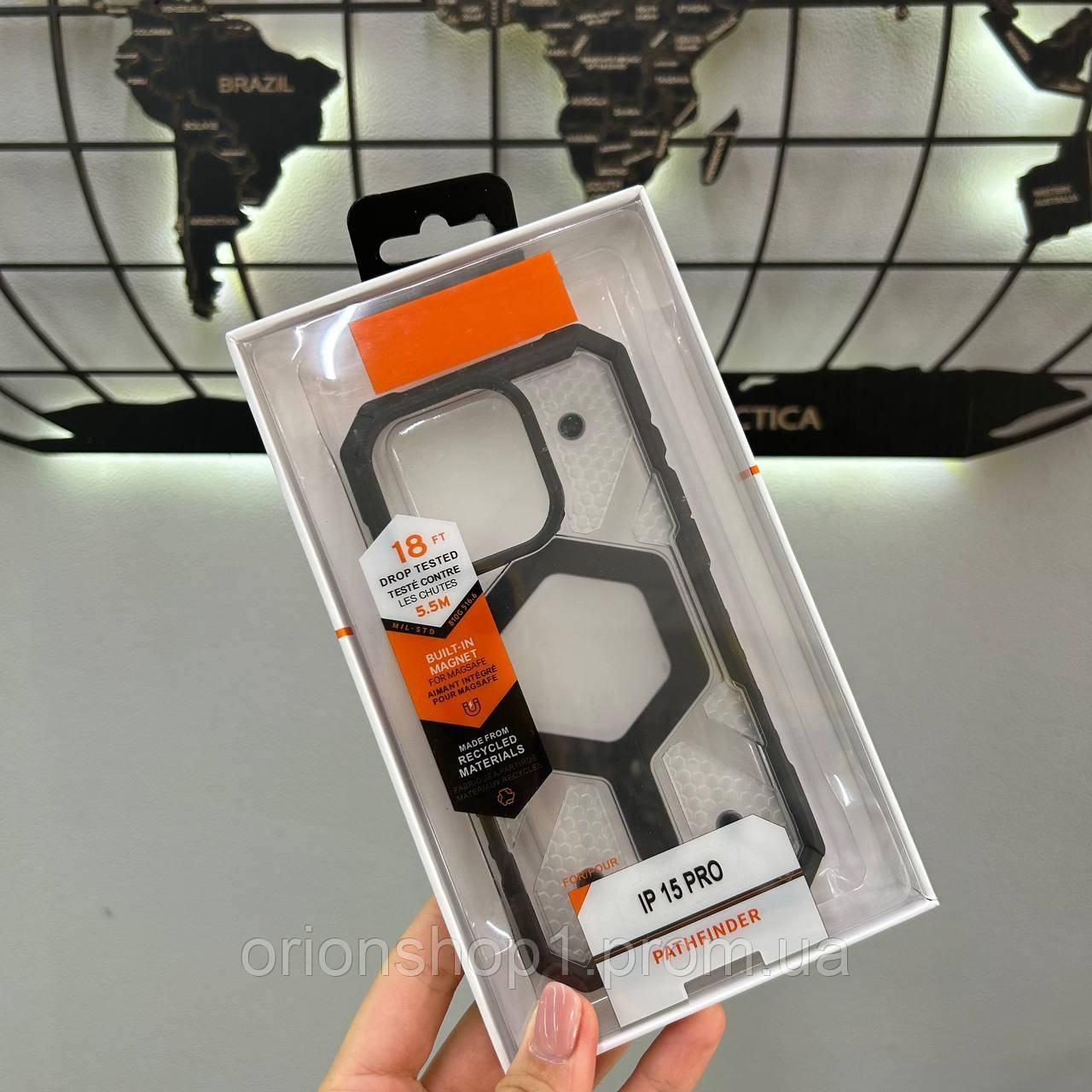 Броньований чохол iPhone 15 Pro з MagSafe ArmorHex, Протиударний чохол на iPhone 15 Pro з MagSafe