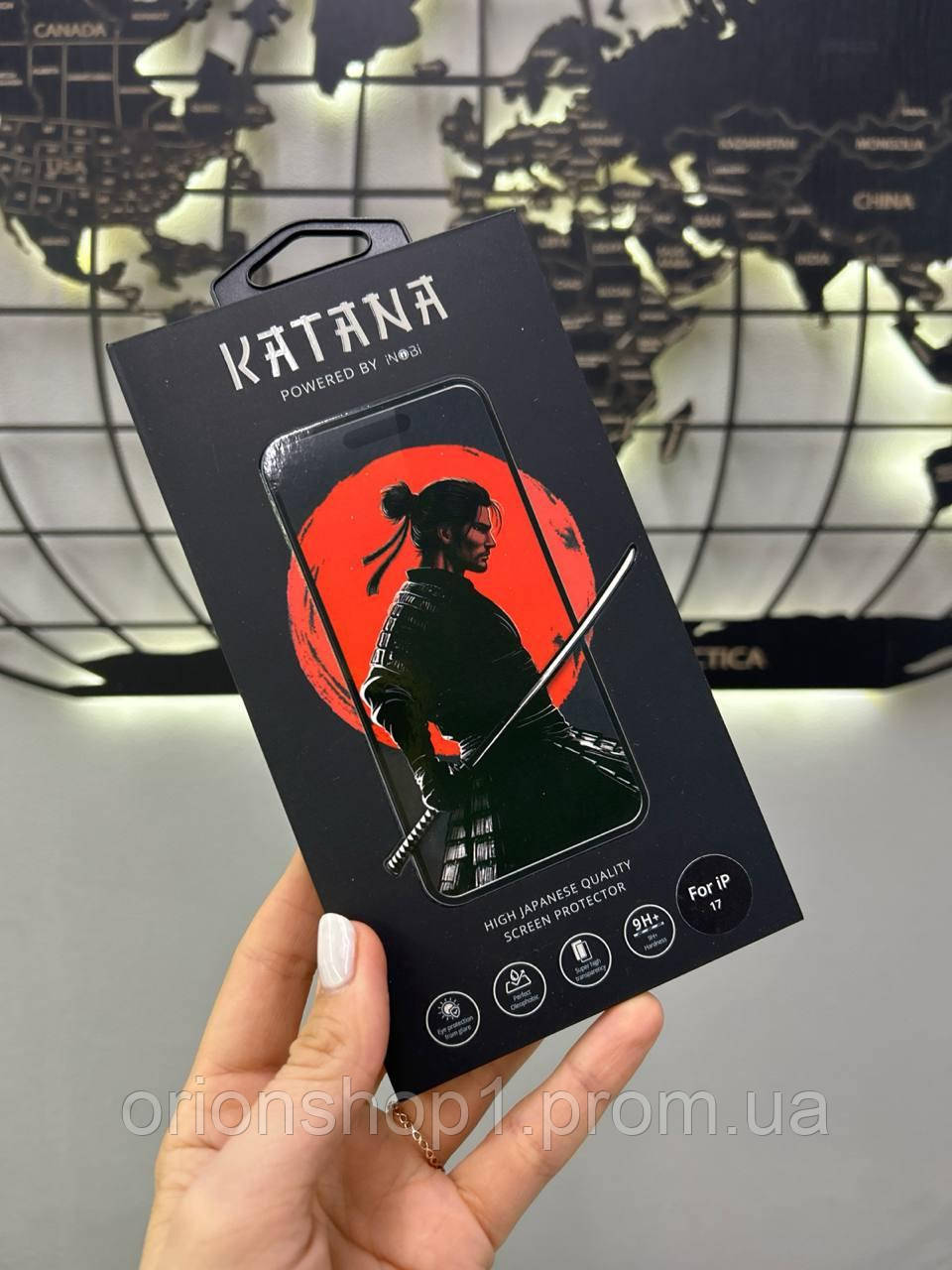 Захисне скло для iPhone 17 Katana by iNobi (Full Glue