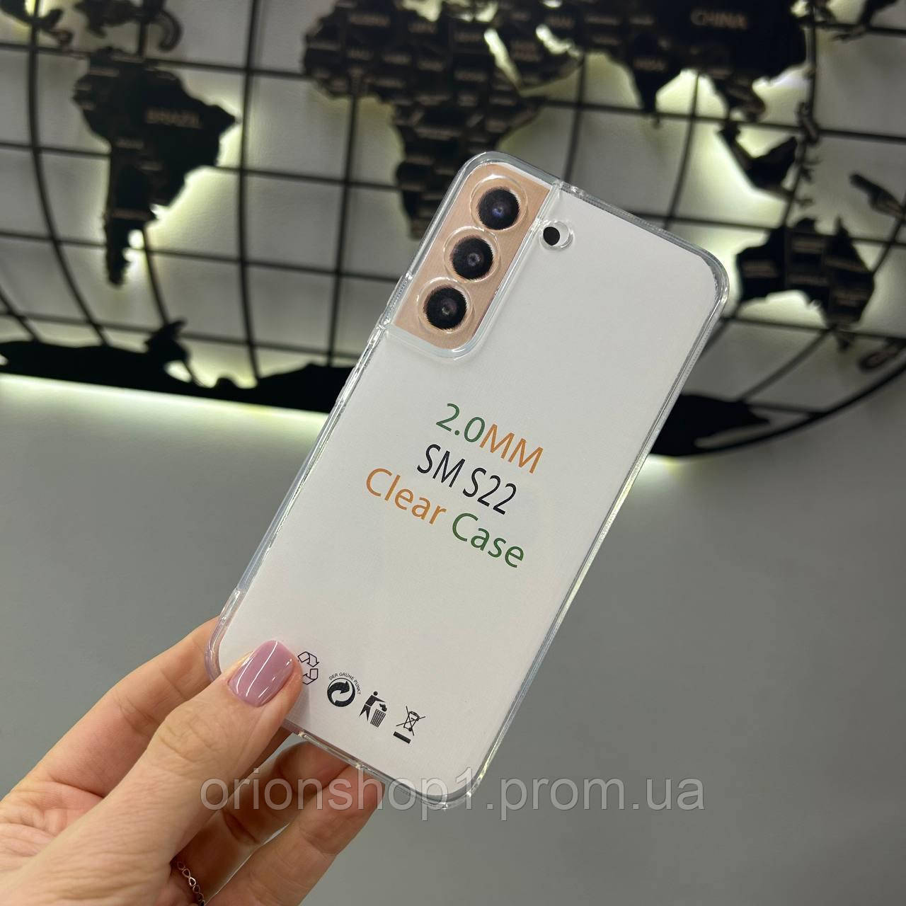 Прозорий силіконовий чохол для Samsung S22,Прозорий силіконовий кейс для телефону Самсунг С22