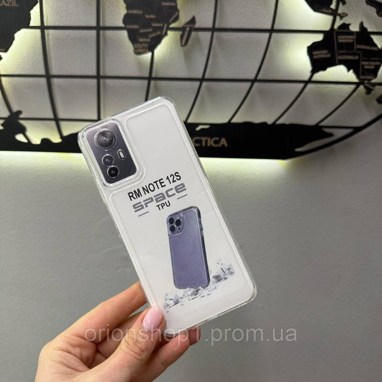 Прозорий силіконовий чохол для Xiaomi Redmi Note 12s, Протиударний чохол на Xiaomi Redmi Note 12s