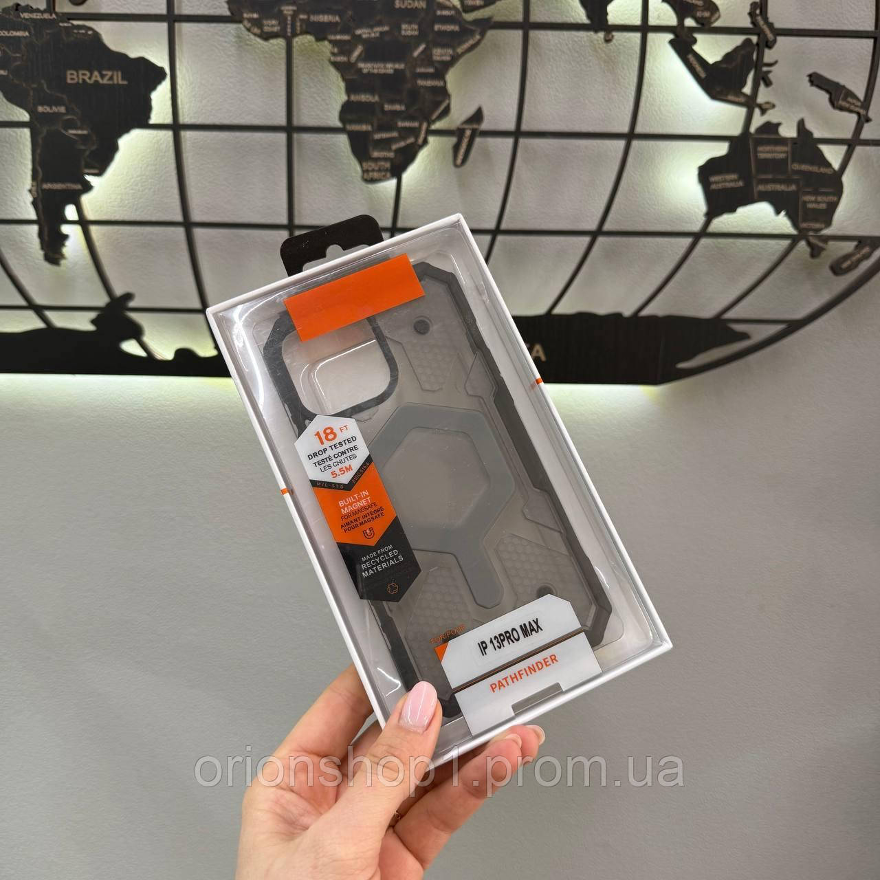 Броньований чохол iPhone 13 Pro Max з MagSafe ArmorHex, Протиударний чохол на iPhone 13 Pro Max з MagSafe