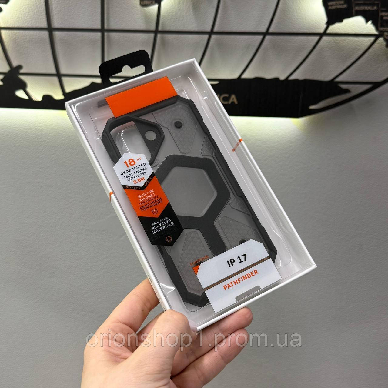 Броньований чохол iPhone 17 з MagSafe ArmorHex, Протиударний чохол на iPhone 17 з MagSafe