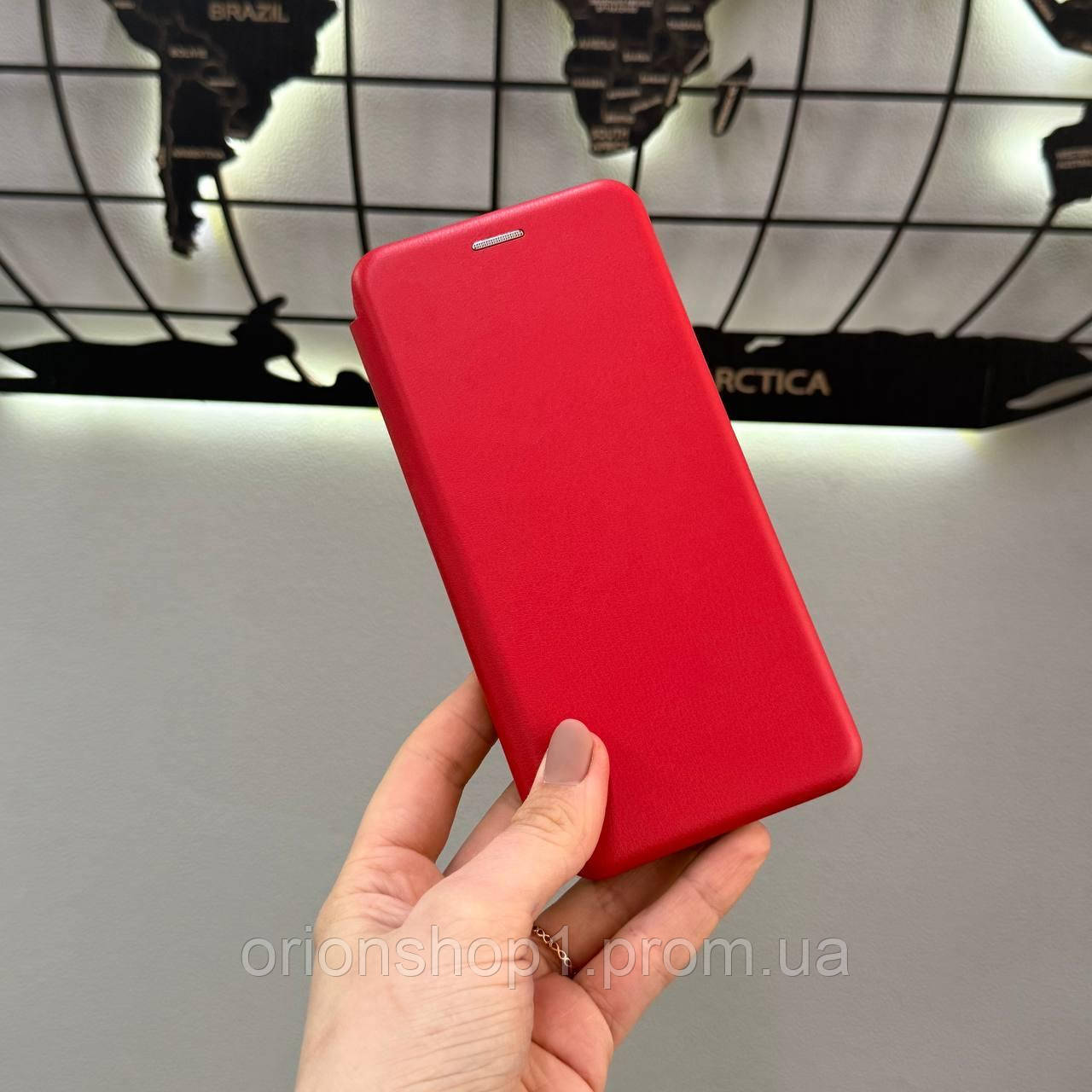 Чохол-книжка Leather для Xiaomi Redmi Note 9S/Redmi Note 9 Pro