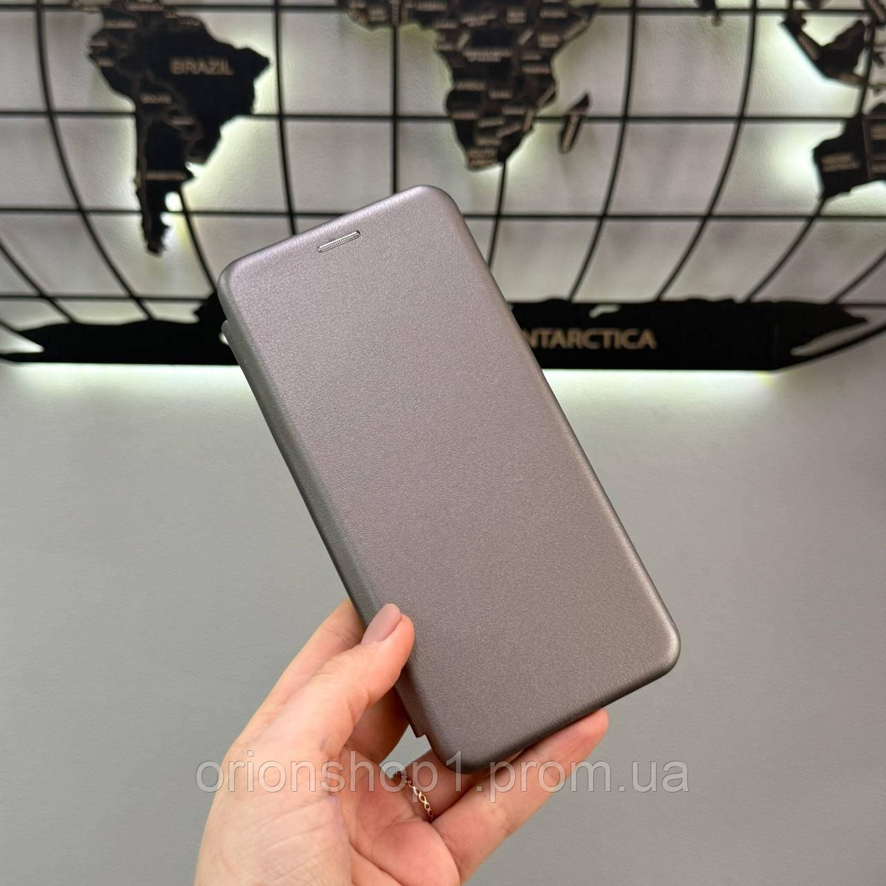 Чохол-книжка Leather для Redmi Note 13 Pro 4G/M6 Pro 4G