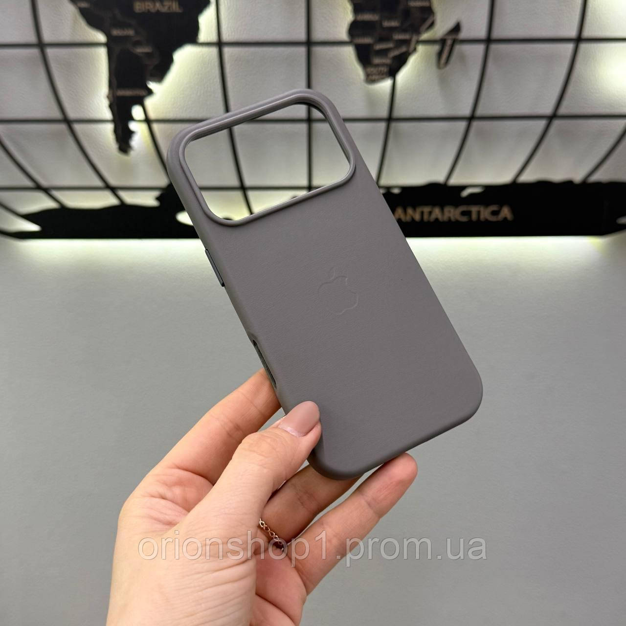 Шкіряний чохол-накладка для iPhone 17 Pro ,чохол магсейф з мікрофіброю для Айфон 17 Про