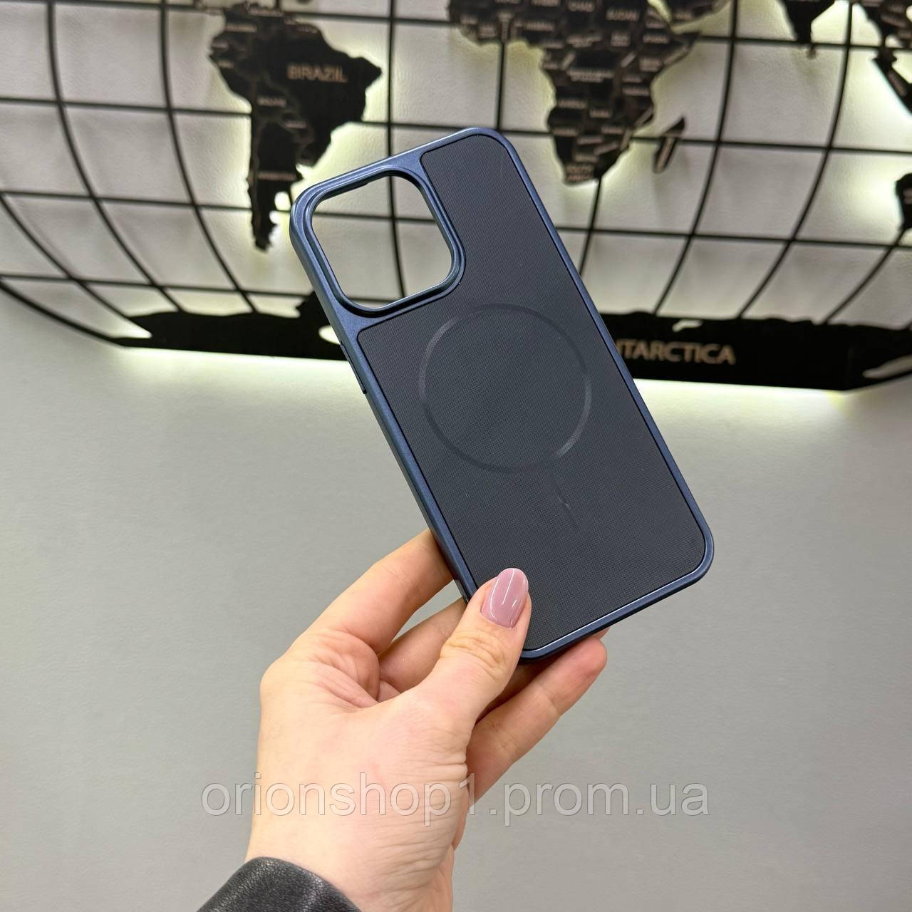 Протиударний чохол-накладка для iPhone 15 Pro Max з MagSafe, чохол-накладка з MagSafe для iPhone 15 Pro Max (Синій)