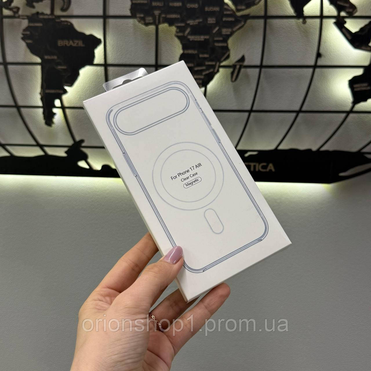 Прозорий чохол із підтримкою MagSafe для телефону iPhone Air ,чохол-бампер прозорий магсейф для Айфон Air