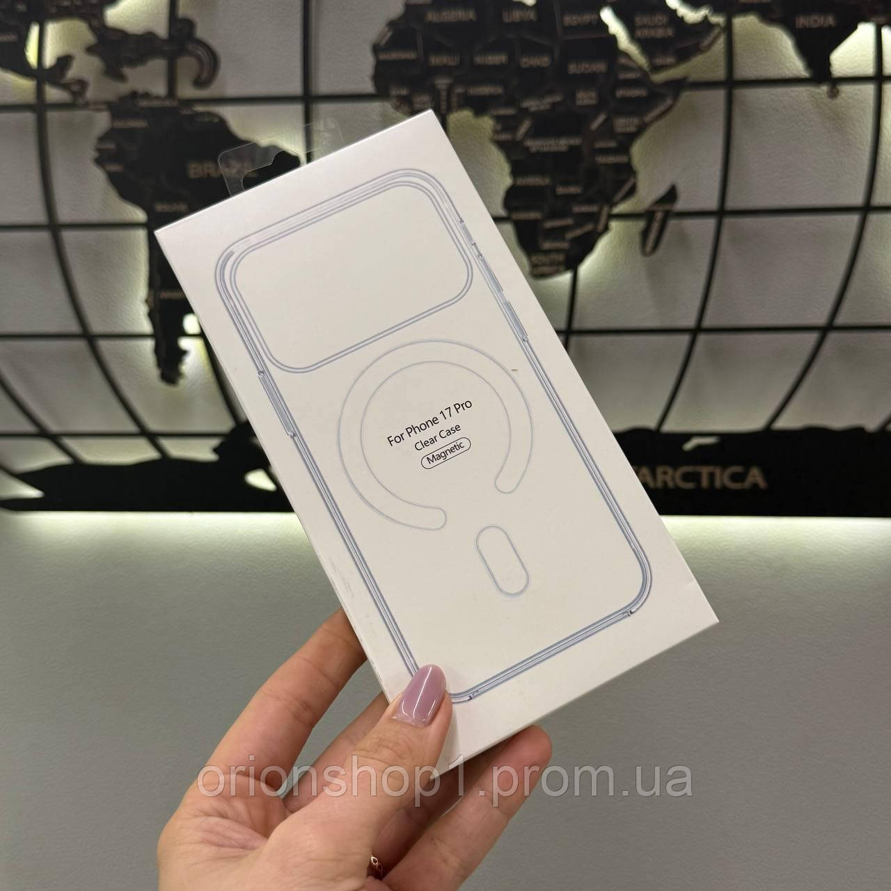 Прозорий чохол із підтримкою MagSafe для телефону iPhone 17 Pro,чохол-бампер прозорий магсейф для Айфон 17 Про