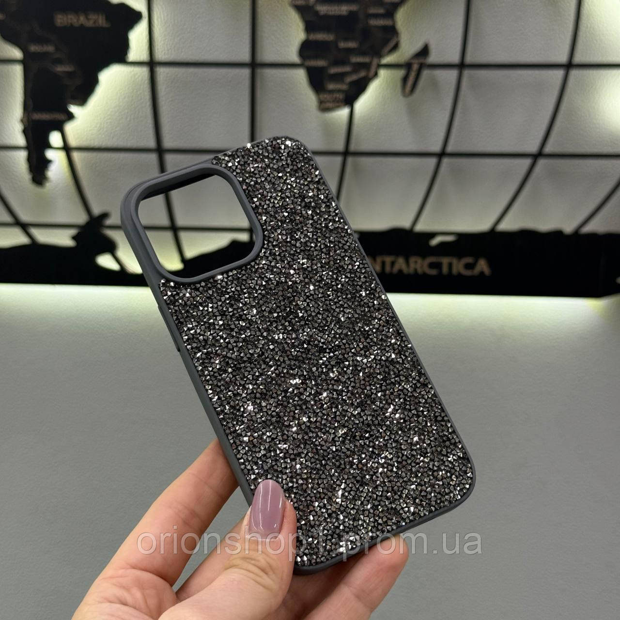 Чохол TPU Swarovski з блиском для iPhone 13 Pro,Преміум чохол зі стразами для Айфона 13 Pro