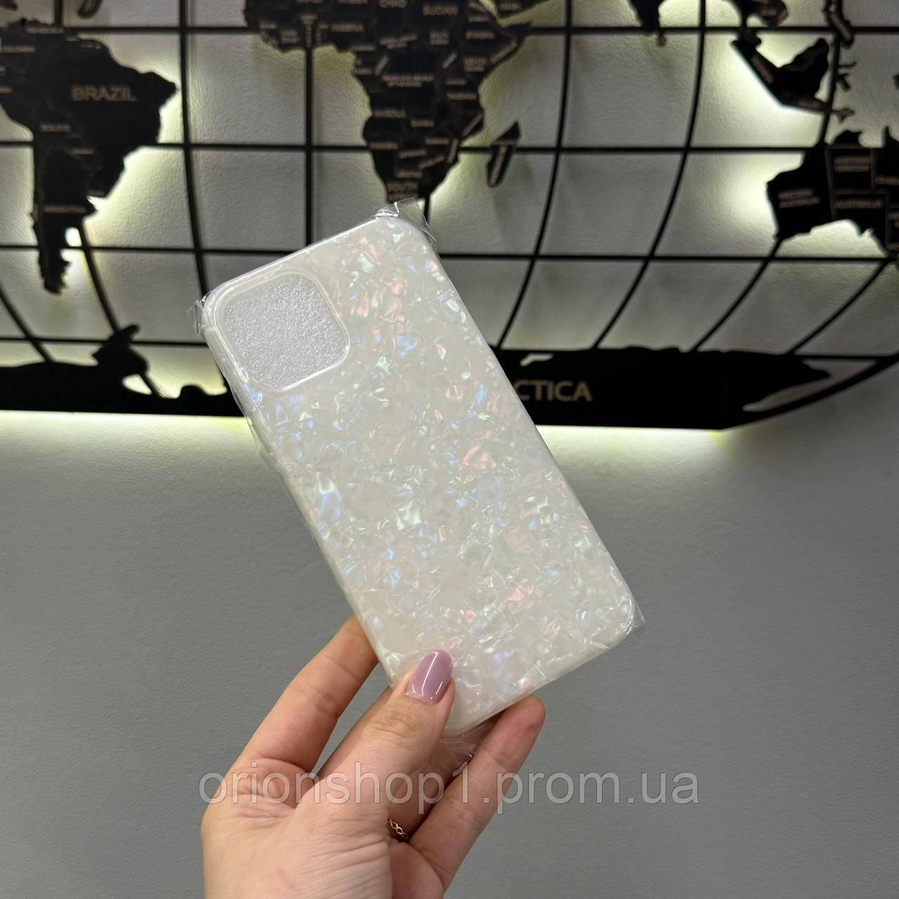 Чохол TPU Candy для iPhone 12 Pro Max, прозорий голографічний протиударний для Айфон 12 Pro Max