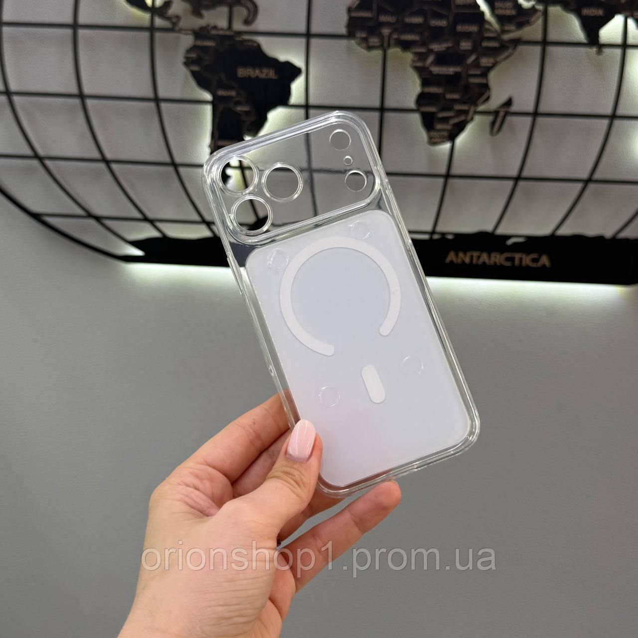 Чохол прозорий із підтримкою MagSafe для iPhone 17 Pro Max, Бампер прозорий магсейф для Айфон 17 Про Макс