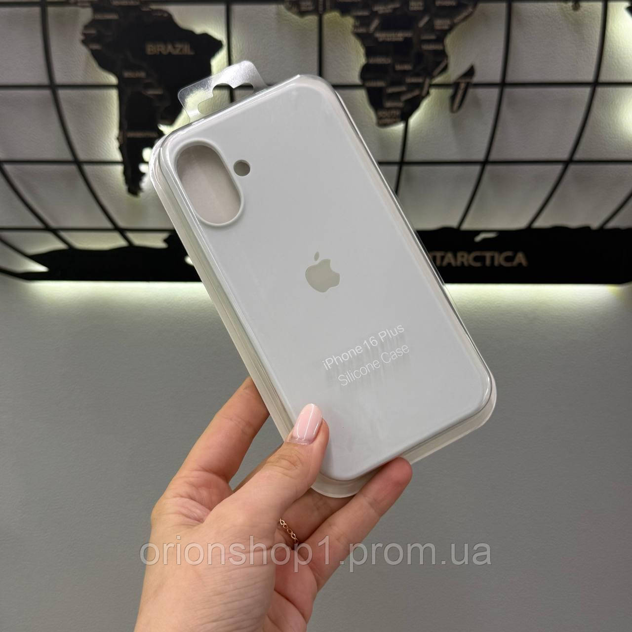 Чохол Silicone Case чохол з мікрофіброю для iPhone 16 Plus,чохол-накладка для Айфон 16 Plus (Білий)