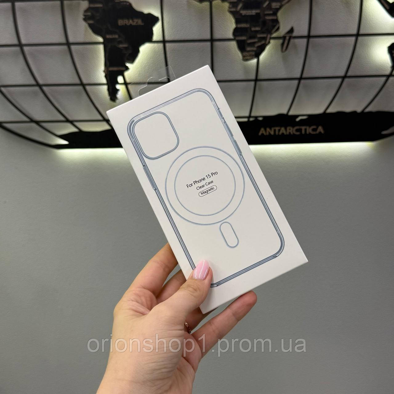 Прозорий чохол для iPhone 15 Pro з MagSafe, Силіконовий магнітний чохол iPhone 15 Pro