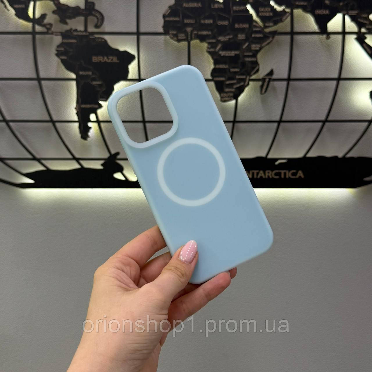 Неоновий чохол з мікрофіброю для iPhone 14 Pro Max,чохол-накладка для Айфон 14 Pro Max (Блакитний)