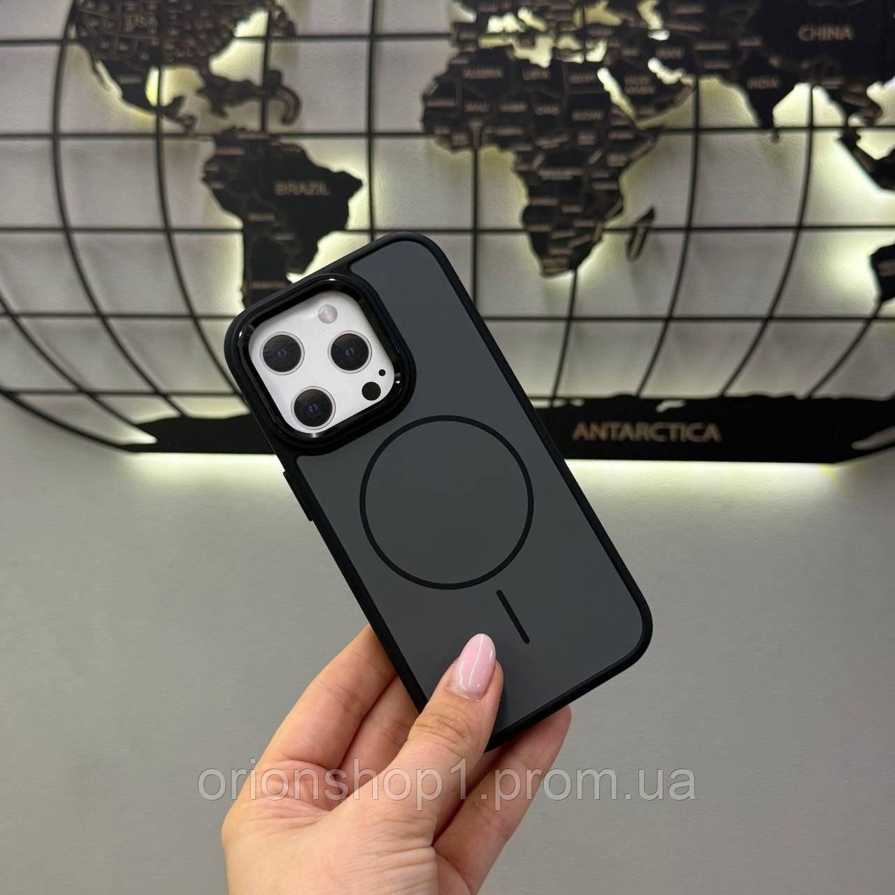 Протиударний чохол-накладка для iPhone 14 Pro з MagSafe, чохол-накладка з MagSafe для iPhone 14 Pro (Чорний)