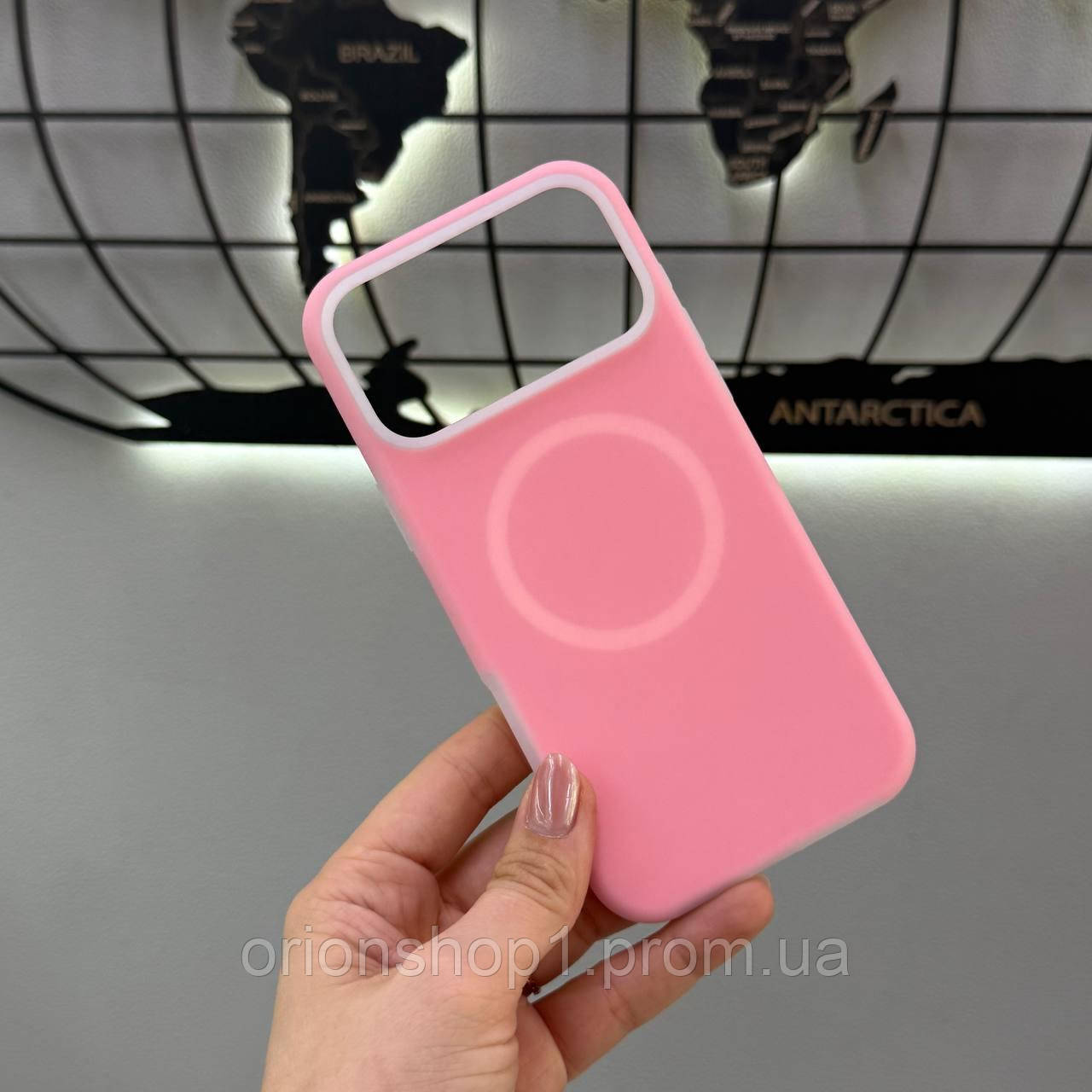 Неоновий чохол з мікрофіброю для iPhone 17 Pro Max