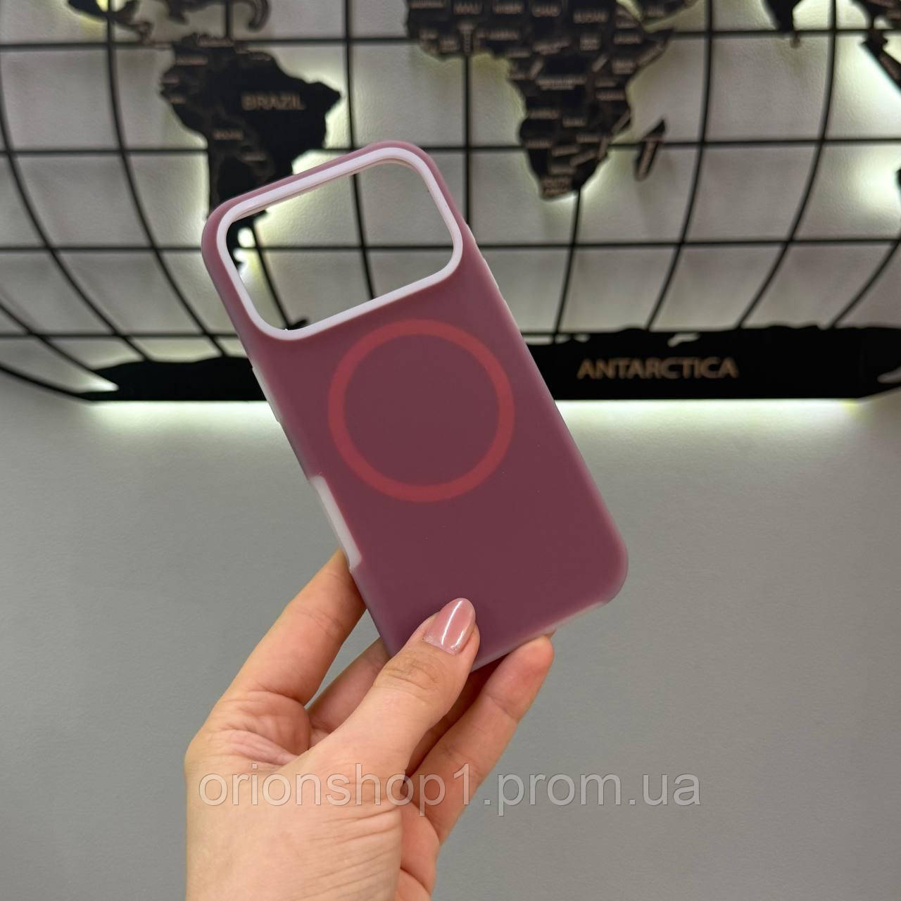 Неоновий чохол з мікрофіброю для iPhone 17 Pro